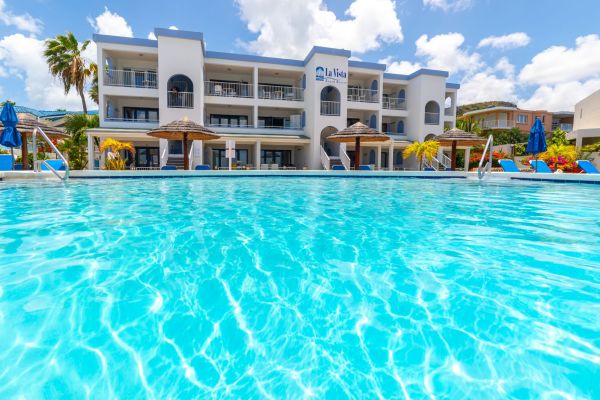 La Vista Beach from the pool